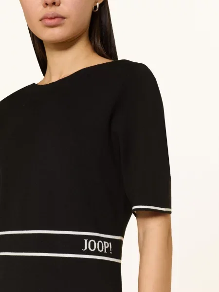 Joop! Sukienka Z Dzianiny Kirla schwarz biała