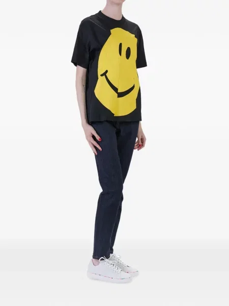 Tricou Moschino asimetric negru