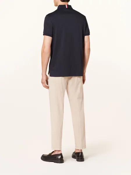 Tommy Hilfiger Žerzejová Polokošile Regular Fit tmavě modrá