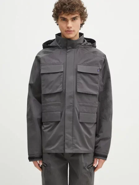 Alpha Industries geacă Laser Cut Field Coat de tranzitie oversize gri