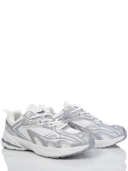 Шкіряні Кросівки Stilli срібний