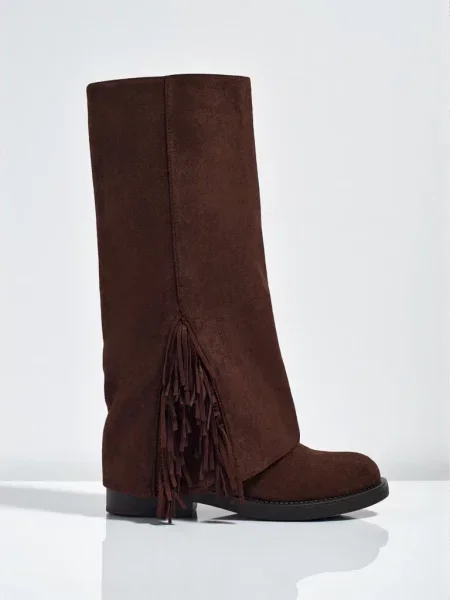 Botine Resti din piele maro