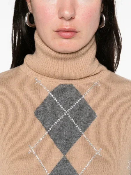 Pulover Retrofete cu model argyle