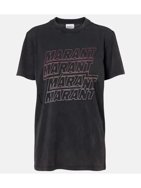 Tricou Marant Etoile cu imagine din jerseu negru
