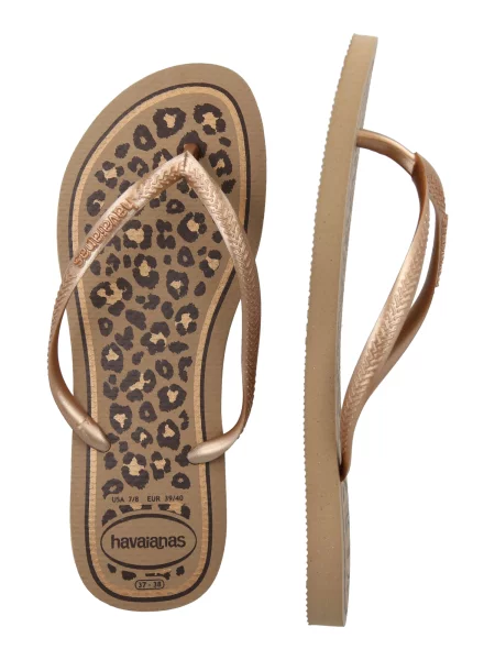 Pántos félcipő Havaianas rózsaszín