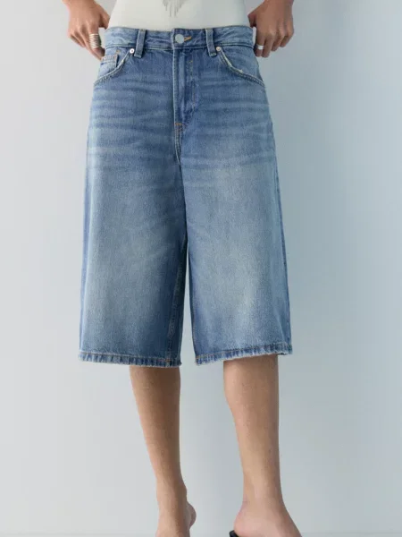 Pull&Bear Jeans denim albastru