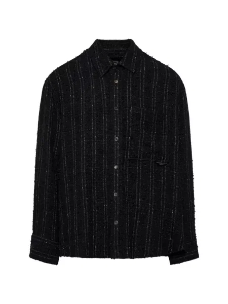 Cămașă Wooyoungmi din tweed albastru