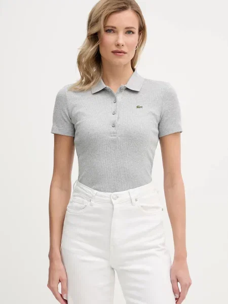 Lacoste polo szare