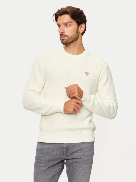 Guess Jeans Пуловер Екрю