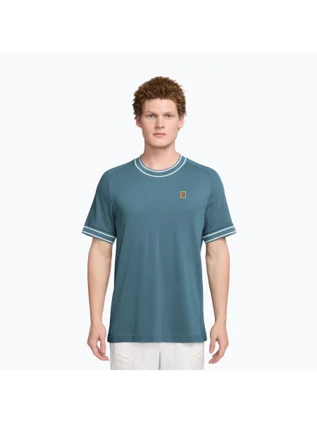 Tricou de tenis pentru bărbați Nike Court Heritage smokey blue albastru