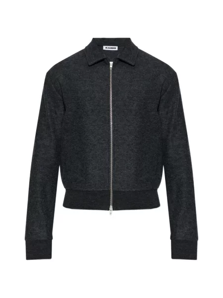 Geacă bomber Jil Sander gri