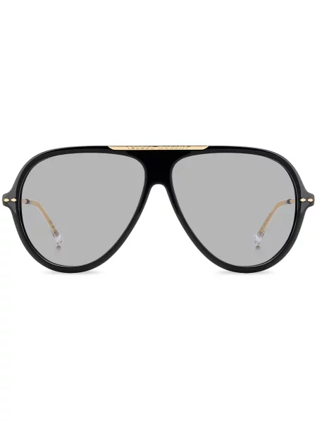 Ochelari de soare Isabel Marant Eyewear cu autograf negru