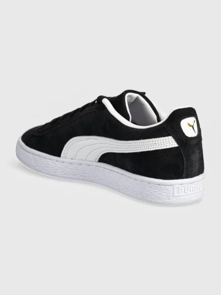 Замшевые классические кроссовки Puma Suede черные