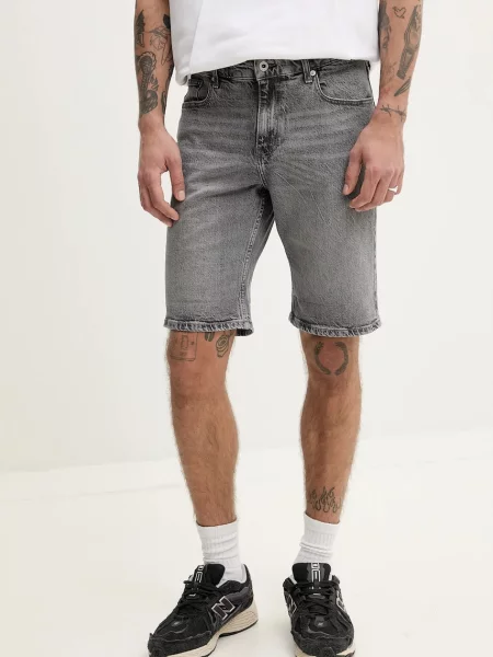 Traper kratke hlače Karl Lagerfeld Jeans za muškarce siva