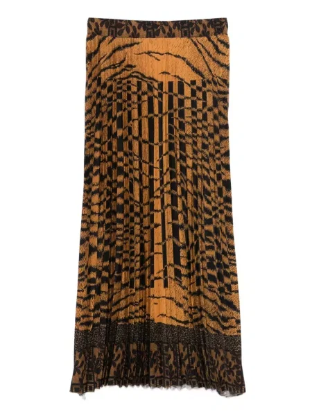 Fusta plisata Pierre-louis Mascia plisată portocaliu