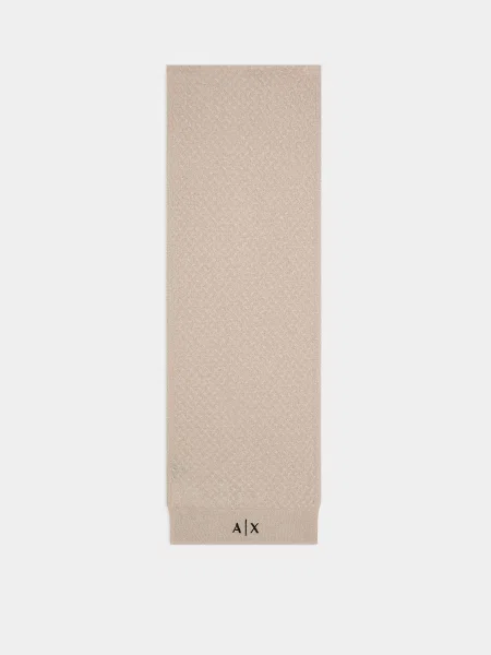 Armani Exchange Шарф бежевий
