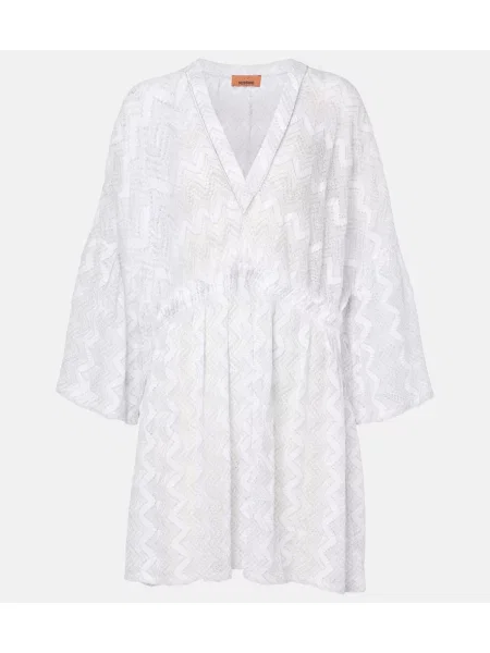 Rochie Missoni de costum alb