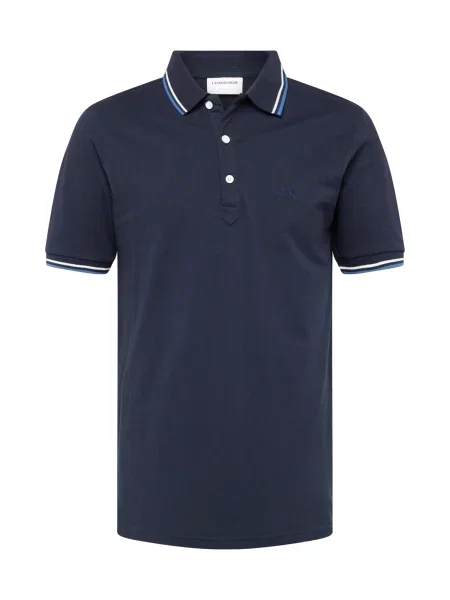 Lindbergh Tricou bleumarin / azuriu alb