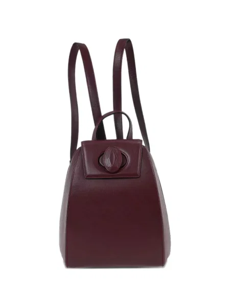 Rucsac Cartier din piele roșu