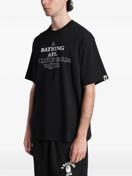 Tricou A Bathing Ape® cu imagine negru
