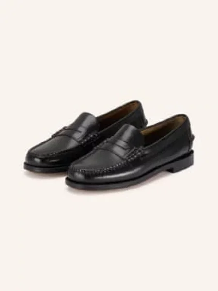 Sebago Mokasyny Classic Dan schwarz czarne