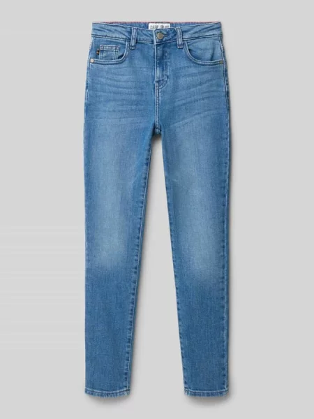 Jeansy z wpuszczanymi model ‘ISALIE’ Cars Jeans niebieskie