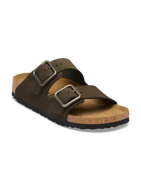 Birkenstock шльопанці нубукові Arizona Wire Buckle Nubuck Leather