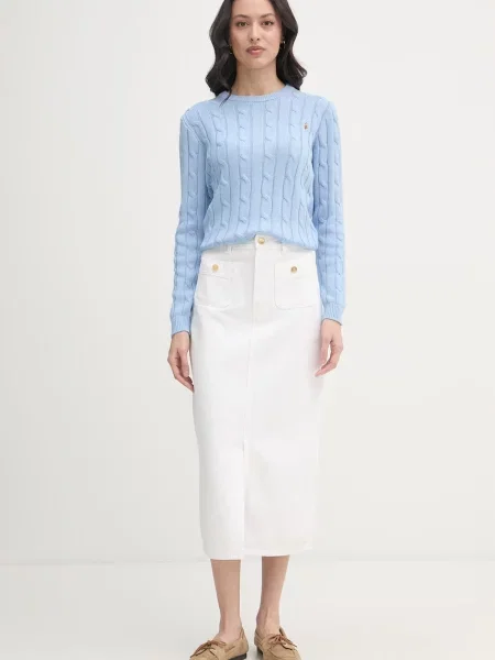 Tommy Hilfiger Fustă de blugi alb