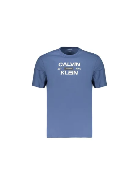 Tričko Calvin Klein Jeans modrá