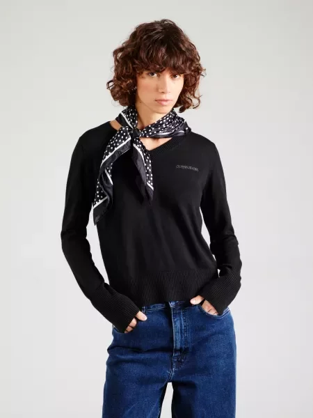 Guess Jeans Pulover negru