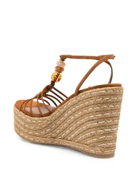 Sandale Jimmy Choo cu pană maro