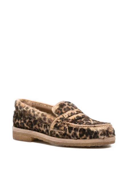 Лоуфъри Golden Goose с принт с леопардов принт кафяво