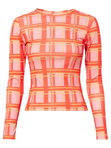 Warehouse Tričko rákos / oranžová pink