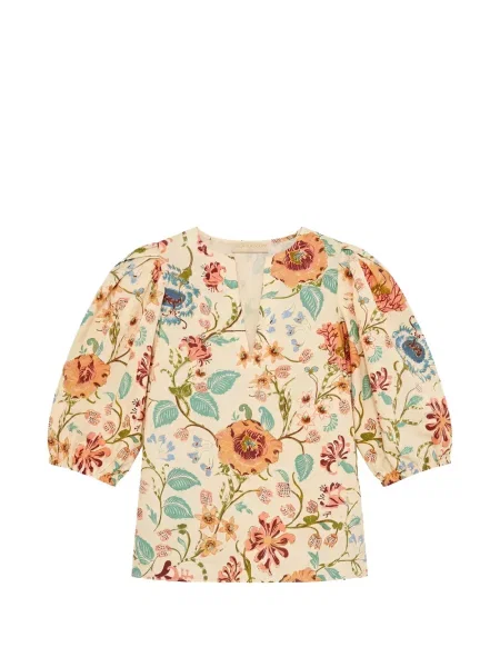 Bluză Ulla Johnson cu model floral cu imagine