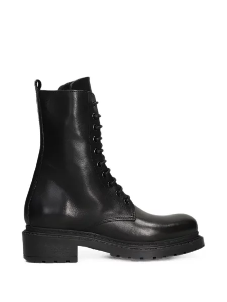 Botine Metisse cu șireturi din dantelă negru