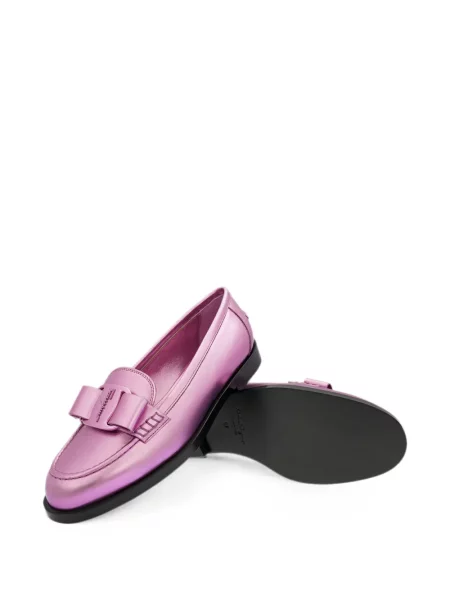 Pantofi loafer Ferragamo cu funde roz