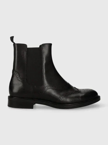 Кожени боти челси Vagabond Shoemakers AMINA с равна подметка черно