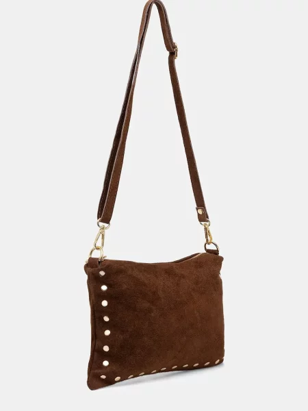Замшевая сумка Answear.lab коричневая