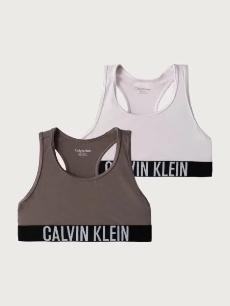 Calvin Klein Underwear podprsenka detská s elastanom fialová