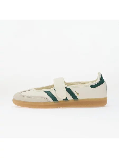 ADIDAS ORIGINALS Balerini cu curea glezna Samba verde smarald alb