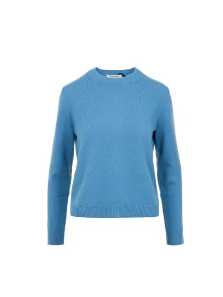 Sweter Max Mara wełniany niebieski