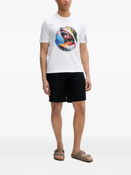Tricou Ps Paul Smith cu imagine alb