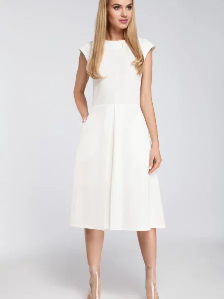 Sukienka midi Made Of Emotion biała