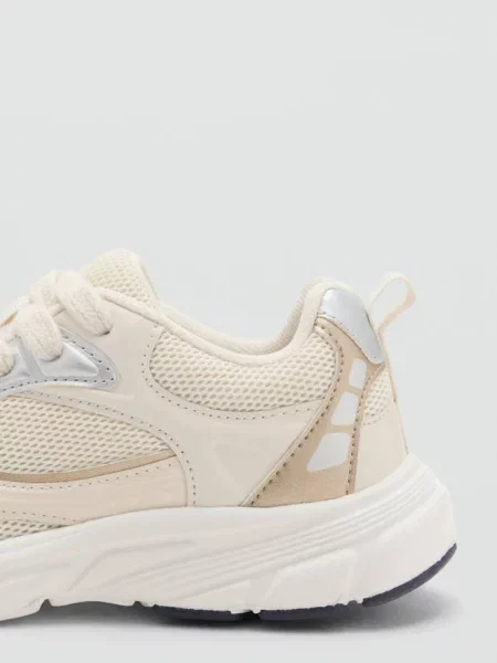 Dwukolorowe buty sportowe srebrny Dzieci 35 MANGO KIDS