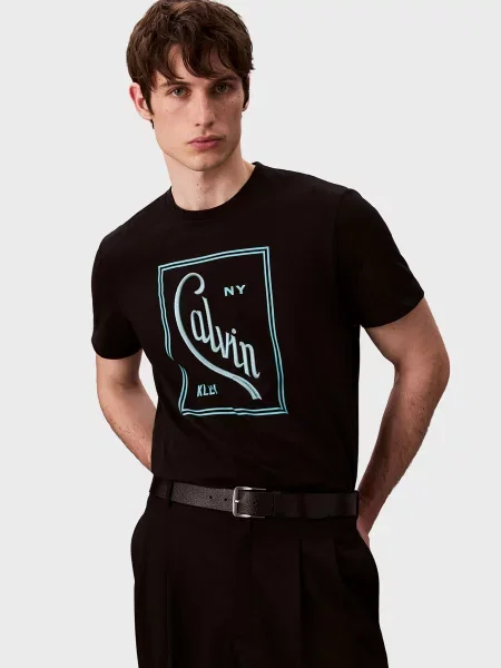 Футболка Calvin Klein Jeans чорна