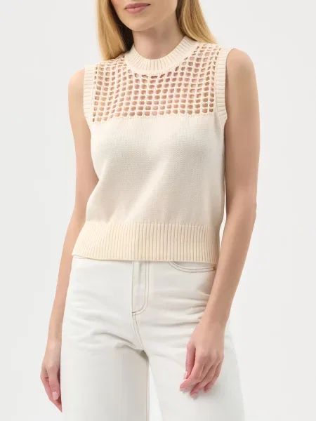 Топ Armani Exchange бежевый