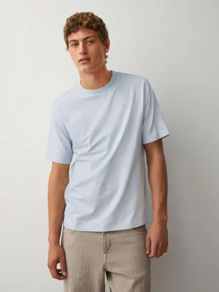 Next Tricou albastru deschis / galben / roz alb