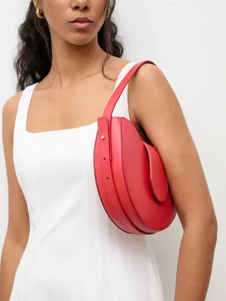 Answear.LAB torebka skórzana czerwona