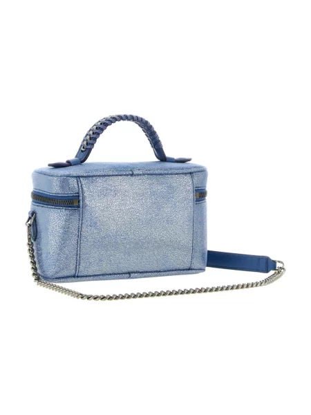 Torebka Stella Mccartney zamszowa niebieska