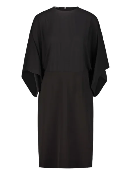 Sukienka midi Drhope do kolan garniturowa czarna